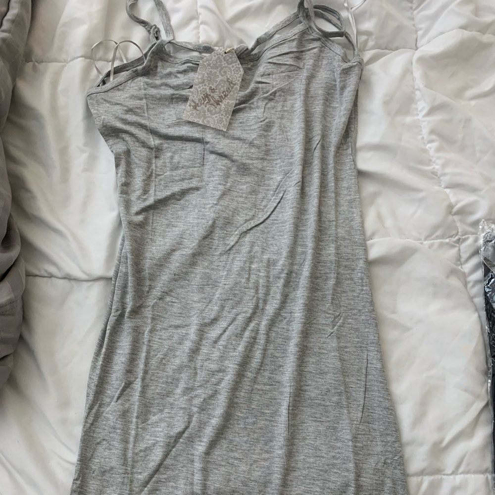 Grey Mini Dress